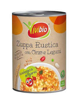 Zuppa Rustica con Orzo e Legumi 400 grammes - VIVIBIO