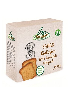 Farro Biologico Fette Biscottate Integrali 300 gramos - TREVISAN