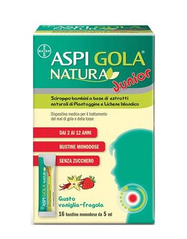 Aspi Gola Natura Junior 16 sachets of 10 ml - ASPIRINA