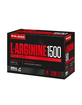 L-Arginine 6000 120 cápsulas - BODY ATTACK