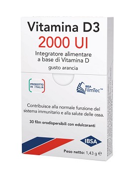 Vitamina D3 2000 UI 30 películas - IBSA