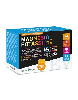 Magnesio Potassio + C 20 bolsitas - ERBA VITA