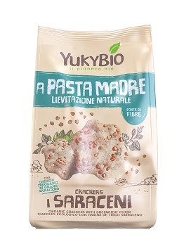 Yukybio A Pasta Madre - Crackers i Saraceni 250 gramos - SOTTO LE STELLE