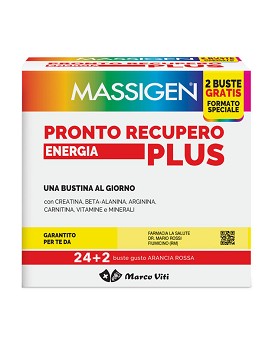 Pronto Recupero Energia Plus 24 + 2 sachets de 8 grammes - MASSIGEN