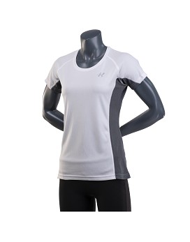 T-Shirt Tecnica Donna V.2 Farbe: Schwarz / Weiß - ALPHAZER OUTFIT
