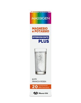 Magnesio e Potassio Plus 20 comprimés effervescents - MASSIGEN