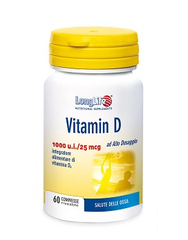 Vitamine D 1000 UI 60 comprimés - LONG LIFE