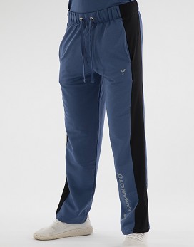 Man Mesh Sweatpants Farbe: Blau - YAMAMOTO OUTFIT