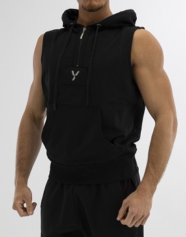 Sweatshirt Sleeveless Color: Negro - YAMAMOTO OUTFIT