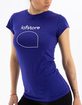 T-Shirt Girocollo Donna 145 O.E. Farbe: Violett - IAFSTORE