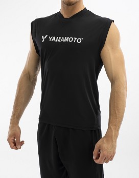 Man Basketball Singlet Colour: Black - YAMAMOTO OUTFIT