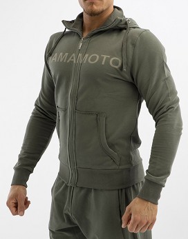 Sweatshirt Zip Farbe: Grau - YAMAMOTO OUTFIT
