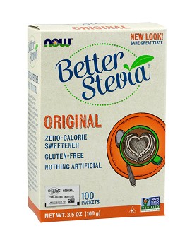 Better Stevia 100 bolsitas de 1 gramo - NOW FOODS