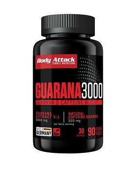 Guarana 3000 90 capsules - BODY ATTACK