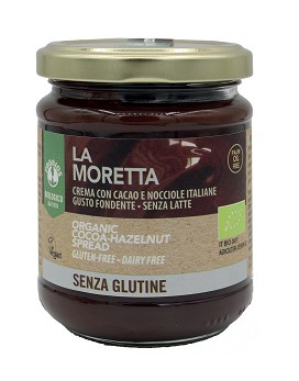 La Moretta - Pate à Tartiner Cacao-Noisette Saveur Fondants 200 grammes - PROBIOS
