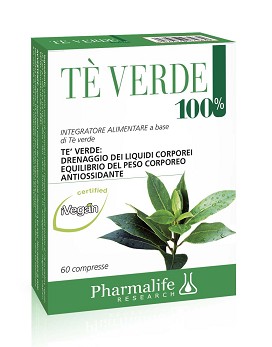 Tè Verde 100% 60 comprimidos - PHARMALIFE