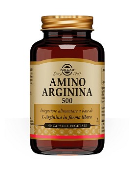 Amino Arginina 500 50 vegetarische Kapseln - SOLGAR