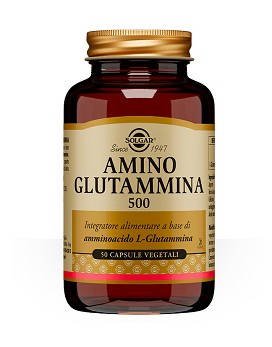 Amino Glutammina 500 50 vegetarian capsules - SOLGAR