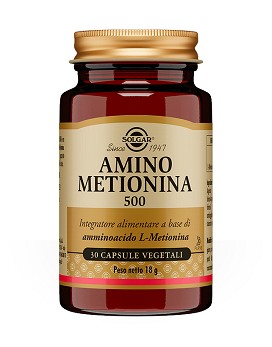 Amino Metionina 500 30 vegetarische Kapseln - SOLGAR