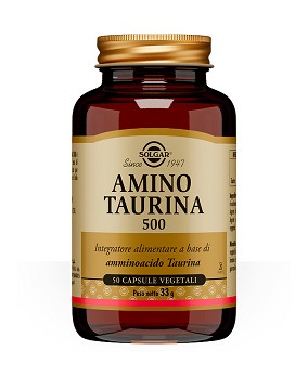 Amino Taurina 500 50 cápsulas vegetales - SOLGAR