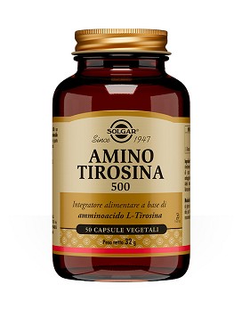 Amino Tirosina 500 50 capsules végétariennes - SOLGAR