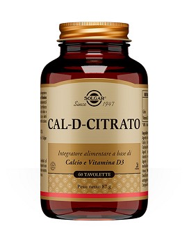 Cal-D-Citrato 60 Tabletten - SOLGAR