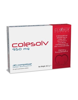Colesolv 30 comprimés - GLAUBER PHARMA