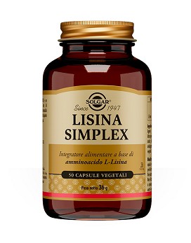 Lisina Simplex 50 cápsulas vegetales - SOLGAR