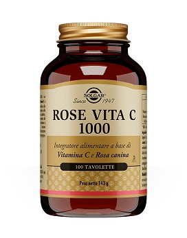 Rose Vita C 1000 100 comprimés - SOLGAR