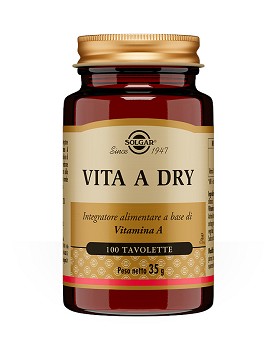 Vita A Dry 100 tablets - SOLGAR