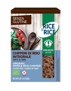 Rice & Rice - Chifferi Specialità di Riso Integrale 250 grams - PROBIOS