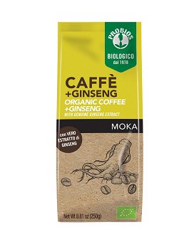 Caffè + Ginseng Per Moka 250 gramm - PROBIOS