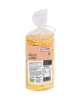 Biological Corn Cakes 100 grams - FIOR DI LOTO