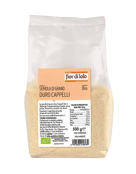 Organic Cappelli Durum Wheat Semolina 500 grams - FIOR DI LOTO