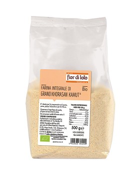 Biological Khorasan Kamut Wheat Wholemeal Flour 500 grams - FIOR DI LOTO