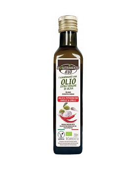 Bio Organic - Aceite de Oliva Extra Virgen con Ajo y Pimiento Rojo 250ml - PROBIOS