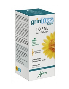 grinTuss - Adult Syrup 180 grams - ABOCA