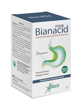 Neo Bianacid Acidity and Reflux 45 chewable tablets - ABOCA