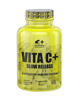 Vita C+ Slow Release 100 comprimés - 4+ NUTRITION