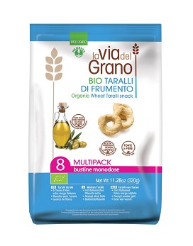 La Via Del Grano - Wheat Taralli 8 bags of 40 grams - PROBIOS