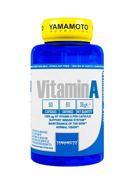 Vitamin A 90 capsules - YAMAMOTO NUTRITION