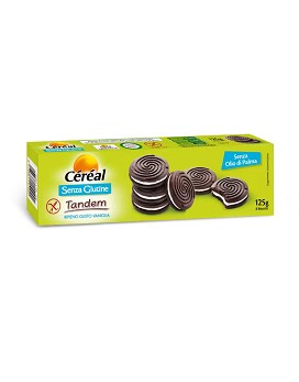 Gluten Free - Vanilla Cream Filled Cocoa Cookies 125 grams - CÉRÉAL
