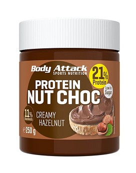 Protein Nut Choc Creamy Hazelnut 250 gramos - BODY ATTACK