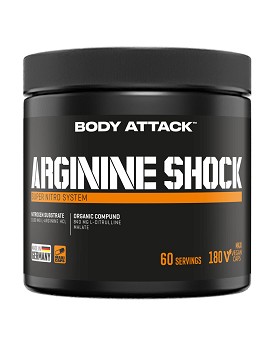 Arginine Shock 180 cápsulas - BODY ATTACK
