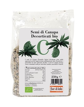 Organic Shelled Hemp Seeds 250 grams - FIOR DI LOTO