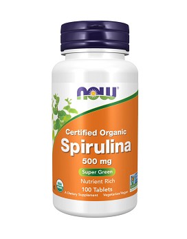 Spirulina 500mg 200 comprimidos - NOW FOODS