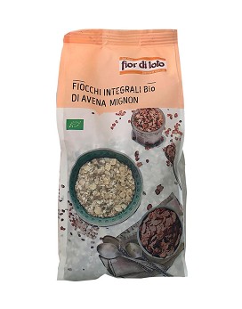 Organic Mignon Oats Wholemeal Flakes 500 grams - FIOR DI LOTO