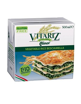 Alinor - Vitariz - Salsa Vegetale tipo Besamel a Base de Arroz 500ml - FIOR DI LOTO