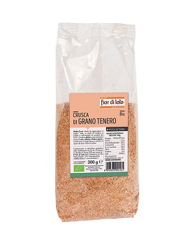 Organic Tender Wheat Bran 300 grams - FIOR DI LOTO