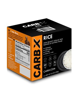 RICE-High Quality Konjac Rice 6 buste da 100 grammi - CARBX
